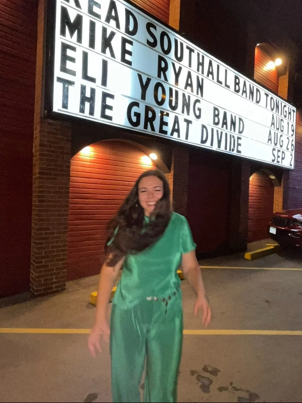 Dressed in LALA Green Metallic Matching Set - Picture 3 of 4